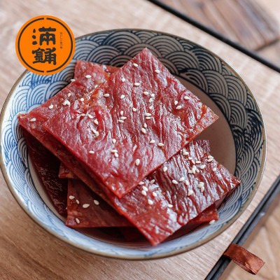 【一件代发】0邮靖江猪肉脯满铺猪肉铺500g香辣散装肉类小零食图2