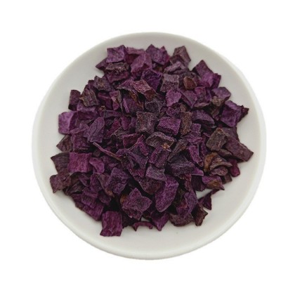 冻干紫薯粒紫薯干紫薯丁八宝粥代餐粉五谷杂粮配料脱水紫薯粒图5
