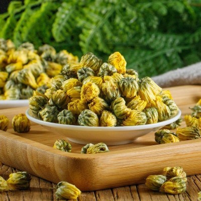 《热门新品》新鲜菊花茶 胎菊王 胎菊花茶正品白菊杭贡菊泡水图2