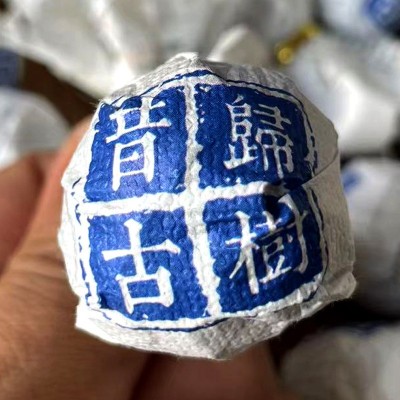 云南普洱茶龙珠茶普洱生茶500g冰岛普洱生普小茶饼散茶茶 叶批发图2