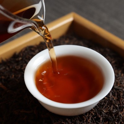 2012年宫廷散料普洱茶熟茶陈香普洱熟普润滑回甜云南普洱 茶叶批发图4