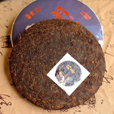 云南普洱茶 熟茶 羽丰章家三队357克 七子饼茶2饼图2