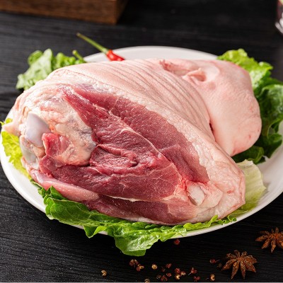 新鲜餐厅食堂食用猪肉肘子源头厂家供应冷冻生鲜猪肘子批发猪后肘25千克图2