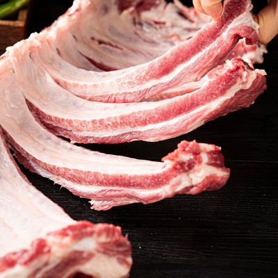 云南精选黑猪肉排骨厂家现货批发煲汤烹饪冷冻生鲜食材新鲜猪排骨25千克图4