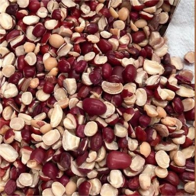 批发红小豆瓣 珍珠红豆瓣半粒碎筛选杂粮豆沙馅磨粉食品原料25kg图3