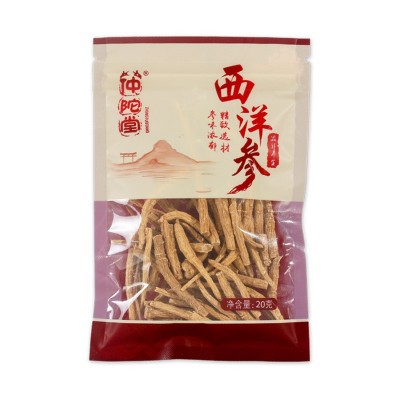 仲陀堂加拿大花旗参西洋参粗须袋装20g一件代发产地批发西洋参须图5