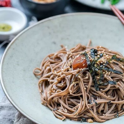 农家御品荞麦面800g荞麦粗杂粮冷面拌面挂面莜面一箱12包批发图3