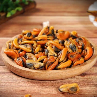 广西北海特产海产海鲜新鲜野食用淡菜干货青口贻贝海红海虹肉一斤图3