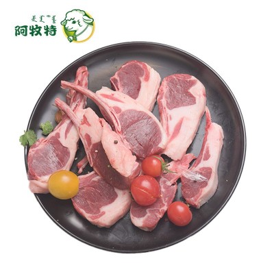阿牧特 法排片烧4斤肋排蒙古法式羊排烧烤半成品清真法式小切羊排图2