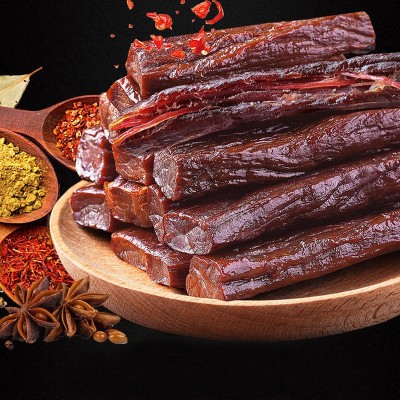 0无添加剂6成干内蒙牛肉干草原肉类零食香辣原味手撕风干牛肉干图3