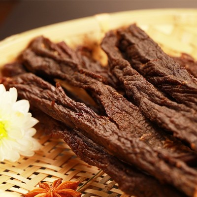 内蒙古特产牛肉干250g桶装原味牛肉 肉类零食休闲食品风干牛肉干图3
