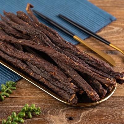 【内蒙古特产手撕风干肉】牛肉干散装超干麻辣味猪肉干条一件代发图2