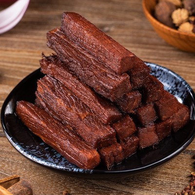 壹+牧场【内蒙古风干牛肉干】手撕原味500g原味孜然香辣一件代发图5