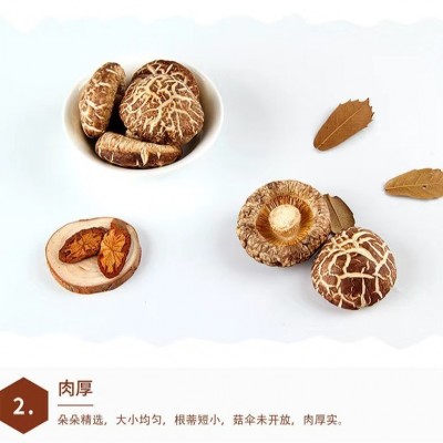 花菇干货新货批发白花菇散装肉厚净重冬菇蘑菇随州特产厚花菇香菇图3