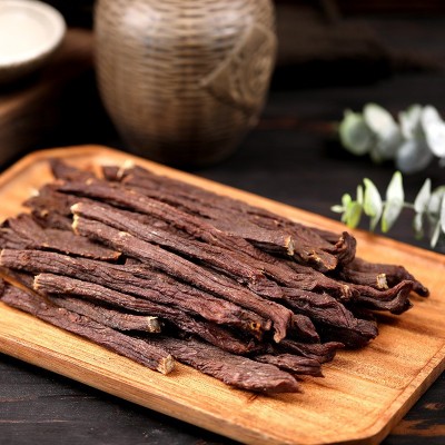 科尔沁超干原味风干牛肉干200g内蒙古特产袋装小吃休闲零食批发图2