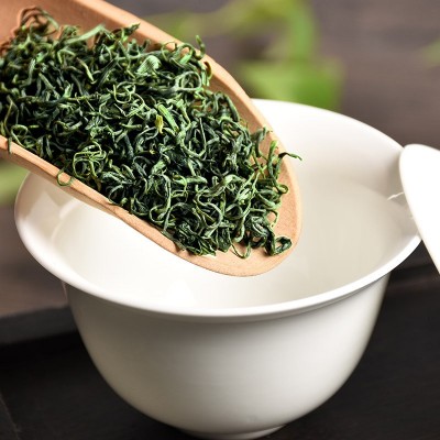 茶叶绿茶豆香日照充足新茶明前炒青散装高山云雾绿茶500g批发市场图2