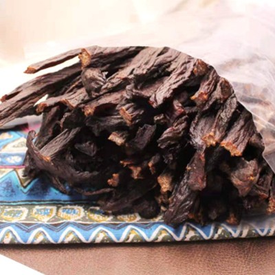 内蒙牧草之乡超干猪肉干散装原味孜然味香辣味手撕猪肉干肉味零食图3