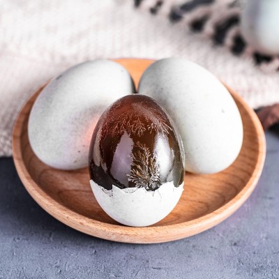 金奇香松花皮蛋 20只装新鲜鸭蛋皮蛋瘦肉粥厂家批发图2