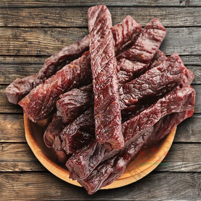 风干牛肉干条内蒙古特产厂家老马清真食品批发零食散装手撕牛肉干图3
