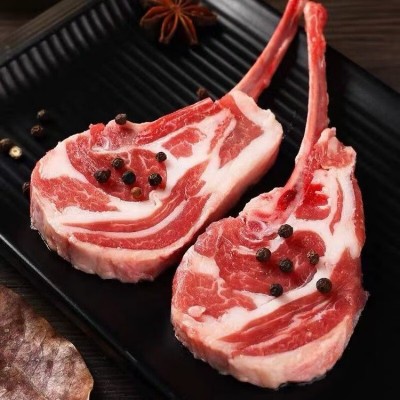 内蒙古法式羊排 生鲜羊肉羊肋排 冷鲜肉西餐法排 十二肋两扇图4