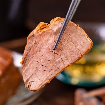 【工厂一件代发】内蒙古五香酱牛肉熟食卤味牛腱肉干即食特产200g图3