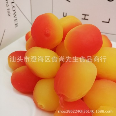 【厂家直销】金西梅 红黄蜜桃 粉蜜桃 双色桃 蜜饯凉果干批发散装