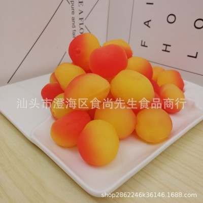 【厂家直销】金西梅 红黄蜜桃 粉蜜桃 双色桃 蜜饯凉果干批发散装图2