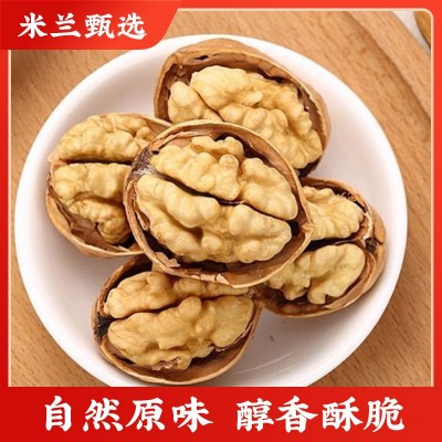 阿克苏185纸皮生核桃新疆产地直发即食解馋坚果零食手剥核桃批代图3