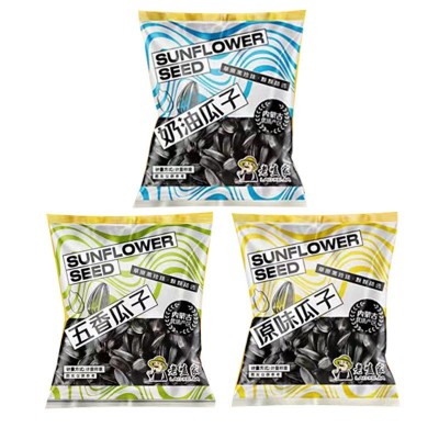新品油葵瓜子小包装黑珍珠小瓜子原味五香葵花籽炒货奶油味熟瓜子图4