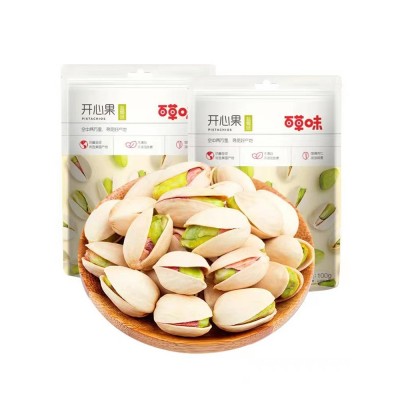 百草味开心果100g袋装儿童孕妇坚果炒货盐焗解馋零食小吃休闲食品图5