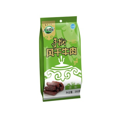 广发草原牛肉干250g批发内蒙古风干牛肉独立小包装手撕牛肉干零食图4