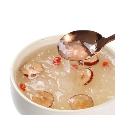 本草银耳批发冲泡即食银耳羹干货古田白木耳莲子羹焖烧杯金小耳图5