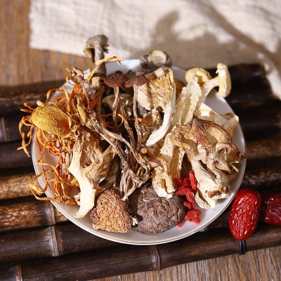 云南多彩菌汤包羊肚菌菌菇包姬松茸菌菇菌类食材煲汤蘑菇干货批发图2
