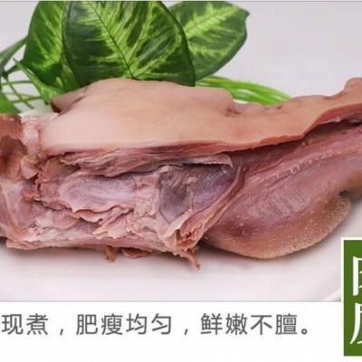 内蒙古散养羊脸肉无骨羊头肉带舌头整只羊头羊脸冰冻熟羊蹄图4