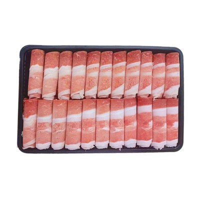 精选羔羊卷肉现货批发新鲜商用羊肉卷羊肉片整板原切肉卷涮锅图5
