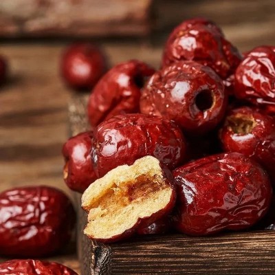 切糕王子脆枣灰枣批发盒装零食小吃果干无核灰枣包邮220克小图4