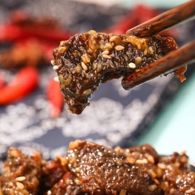艾尼大叔手撕风干牛肉干批发超好吃手撕新疆整箱包邮零食图4