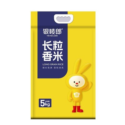 银唛郎长粒香大米5kg一袋10斤装大米米饭农产品批发山东厂家直销图5