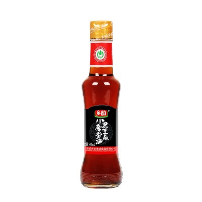 乡韵黑芝麻油纯正黑芝麻石磨工艺月子油纯芝麻油家用商用140ml图5