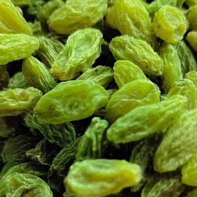新疆绿提子葡萄干特级大量批发散装零食烘焙商用大颗粒无核提子干图3