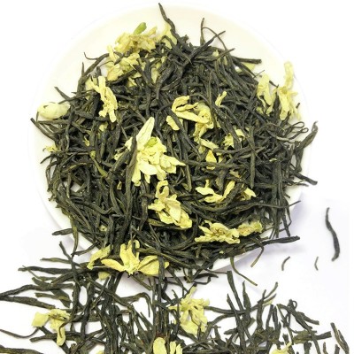 广西横县产地直批 散装茶叶批发 炒花黑美人茉莉花茶原产地图2