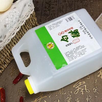 醋厂酿造白醋5斤洗脸泡脚足浴洗污清洁洗菜水果凉拌食用白醋批发图3