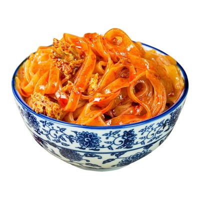 华祥陕西特产凉皮擀面皮方便速食岐山食品每袋300g厂家批发图3