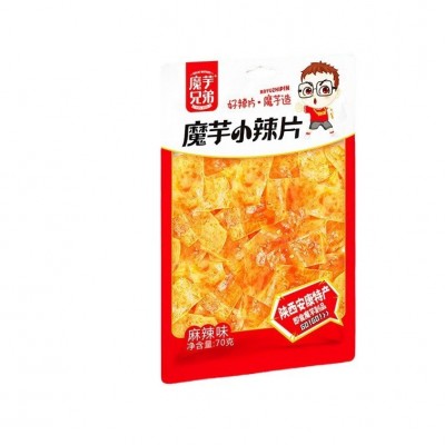 自主研发魔芋兄弟魔芋辣片/魔芋干Q弹脆爽香辣零食小包魔芋辣片代图5