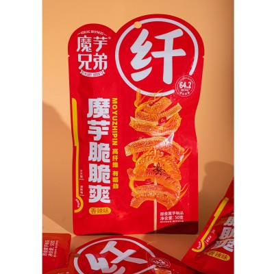 源头工厂魔芋兄弟口味魔芋爽魔芋脆脆爽一件代发代加工50g袋中袋图5