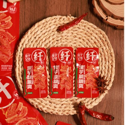 源头工厂魔芋兄弟口味魔芋爽魔芋脆脆爽一件代发代加工50g袋中袋图2