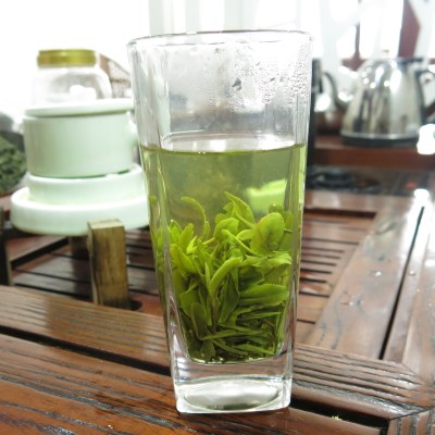 绿茶2024年湖北新茶厂家现货批发香醇口感条索好500克英山直条茶图3