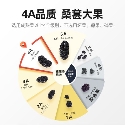 杞里香60g袋装桑葚干攀枝花桑葚泡茶泡酒黑桑葚无沙泡水花果茶图3