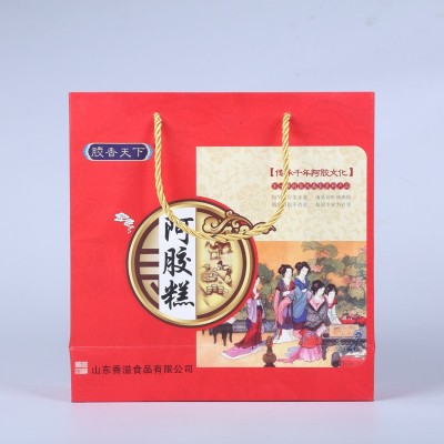 阿胶糕厂家 礼盒包装套装阿胶糕 盒斤装手提袋礼品纸盒子阿胶图5