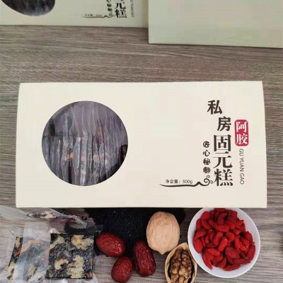 东阿厂家直发纯手工阿胶糕小锅现熬阿胶固元糕即食阿胶礼盒装图2